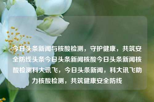 今日头条新闻与核酸检测，守护健康，共筑安全防线头条今日头条新闻核酸今日头条新闻核酸检测科大讯飞，今日头条新闻，科大讯飞助力核酸检测，共筑健康安全防线，科大讯飞助力今日头条新闻，核酸检测守护健康，共筑安全防线