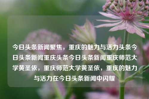 今日头条新闻聚焦，重庆的魅力与活力头条今日头条新闻重庆头条今日头条新闻重庆师范大学黄圣依，重庆师范大学黄圣依，重庆的魅力与活力在今日头条新闻中闪耀，重庆师范大学黄圣依，魅力与活力在今日头条新闻中闪耀的重庆风华