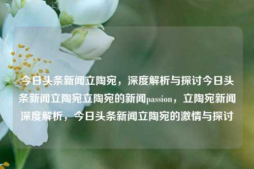 今日头条新闻立陶宛，深度解析与探讨今日头条新闻立陶宛立陶宛的新闻passion，立陶宛新闻深度解析，今日头条新闻立陶宛的激情与探讨，立陶宛新闻深度解析与激情探讨，今日头条立陶宛专场