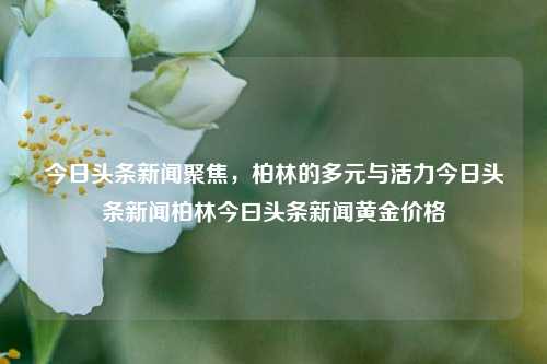 今日头条新闻聚焦，柏林的多元与活力今日头条新闻柏林今曰头条新闻黄金价格