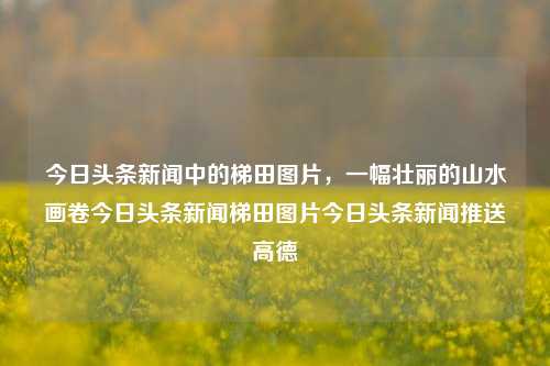 今日头条新闻中的梯田图片，一幅壮丽的山水画卷今日头条新闻梯田图片今日头条新闻推送高德