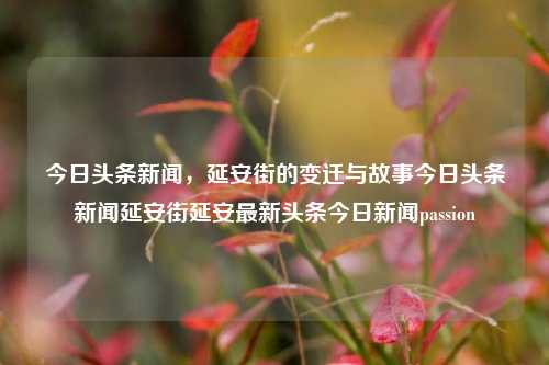 今日头条新闻，延安街的变迁与故事今日头条新闻延安街延安最新头条今日新闻passion