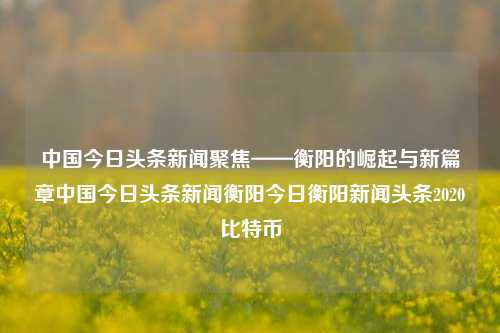 中国今日头条新闻聚焦——衡阳的崛起与新篇章中国今日头条新闻衡阳今日衡阳新闻头条2020比特币