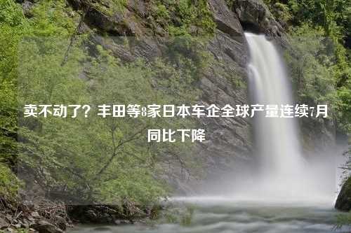 卖不动了？丰田等8家日本车企全球产量连续7月同比下降