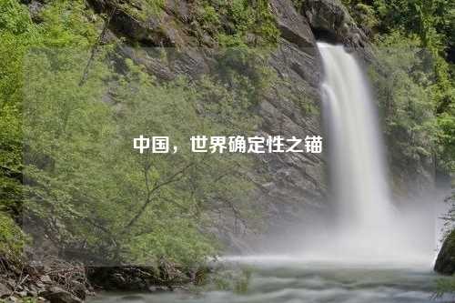 中国，世界确定性之锚