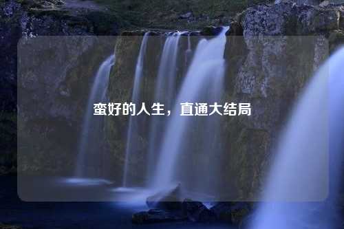 蛮好的人生，直通大结局