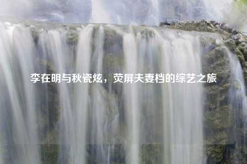 李在明与秋瓷炫，荧屏夫妻档的综艺之旅